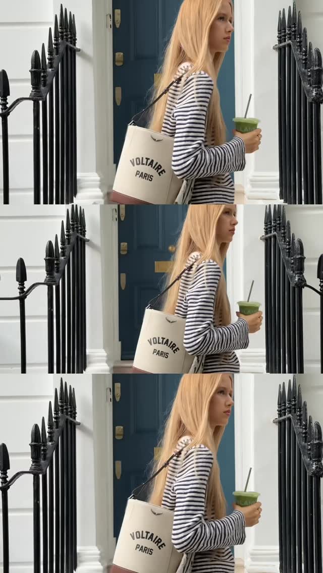 Instagram post by @libertydowlingg for Zadig&Voltaire. Caption reads: Running around London with @zadigvoltaire #ad.