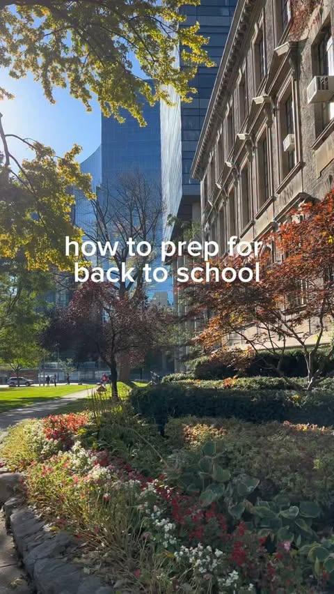 Instagram post by @studywithara for Amazon Prime. Caption reads: How to prep for a new semester 🍎 If you’re 19-24,....