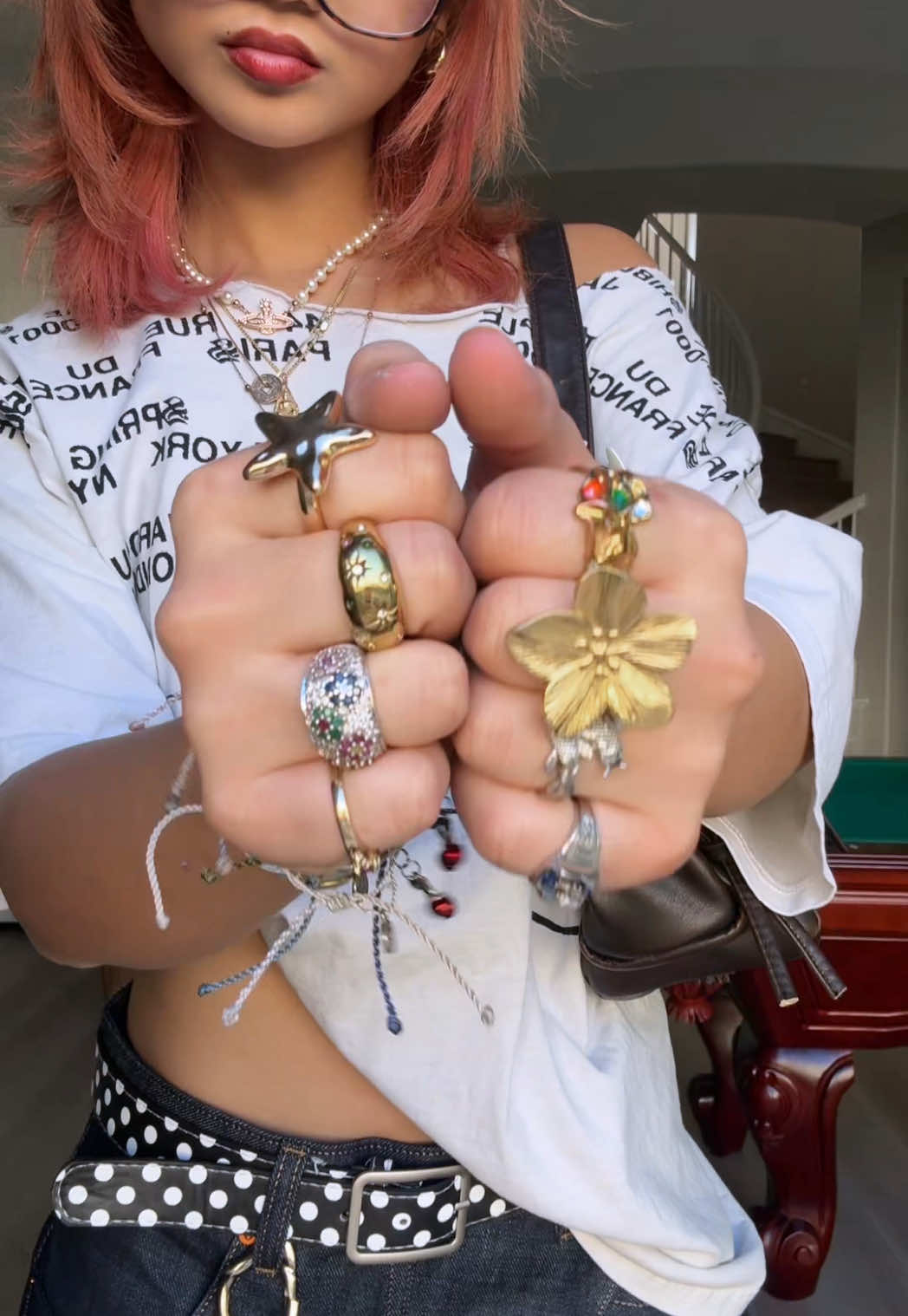 TikTok post by @iilovasap for Cider. Caption reads: 🌟 bag + belt from @Cider❕|| use code....