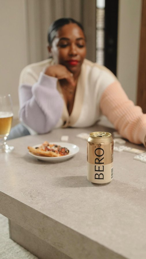 Instagram post by @thecreativegentleman for Berobrewing. Caption reads: #BEROPartner Just me and my wife, sharing laughs,....