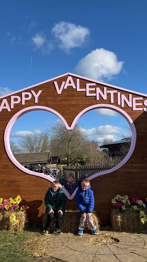 Instagram post by an influencer for All Things Hertfordshire. Caption reads: Happy Valentine’s Day ❤️ We headed to....