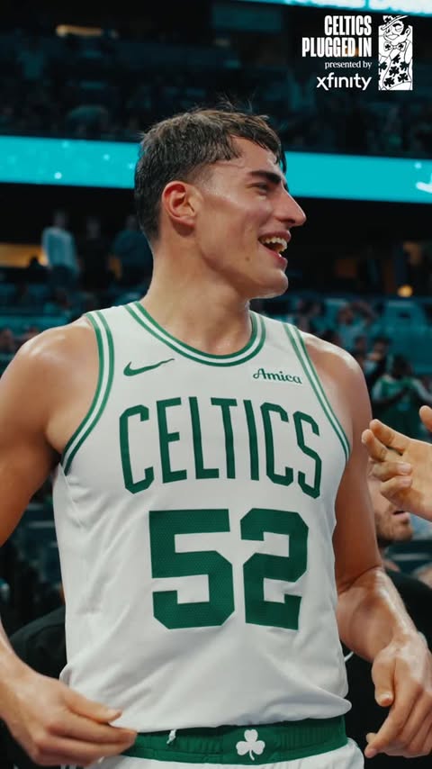 Instagram post by @lgarza_55 for Xfinity. Caption reads: Luka's been a 𝐩𝐞𝐫𝐟𝐞𝐜𝐭 fit in Boston ☘️.