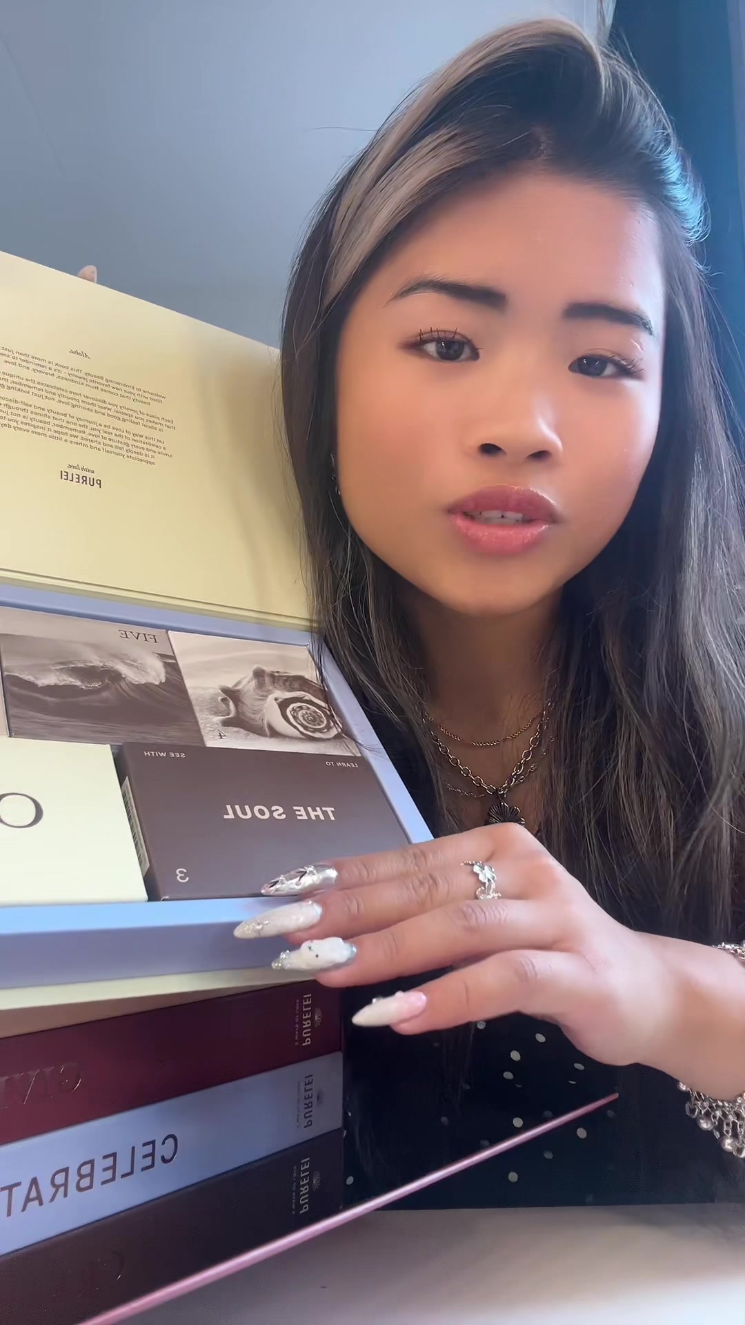 TikTok post by @urasianbro for PURELEI. Caption reads: Omg deze adventskalender!!!🥹🤍 @PURELEI de....