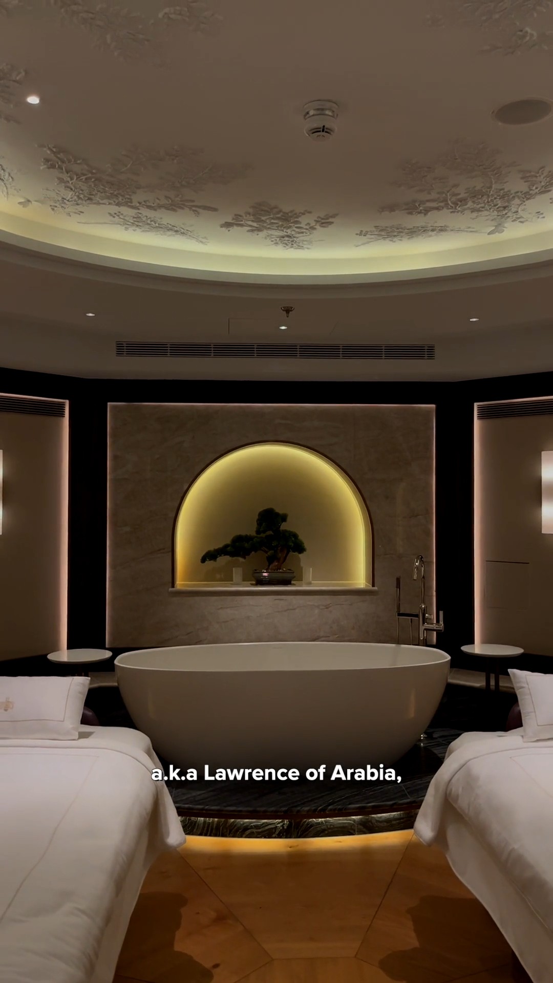 Instagram post by @itsmeanitab for Condé Nast Traveller. Caption reads: The Old War Office and wellness might not seem....