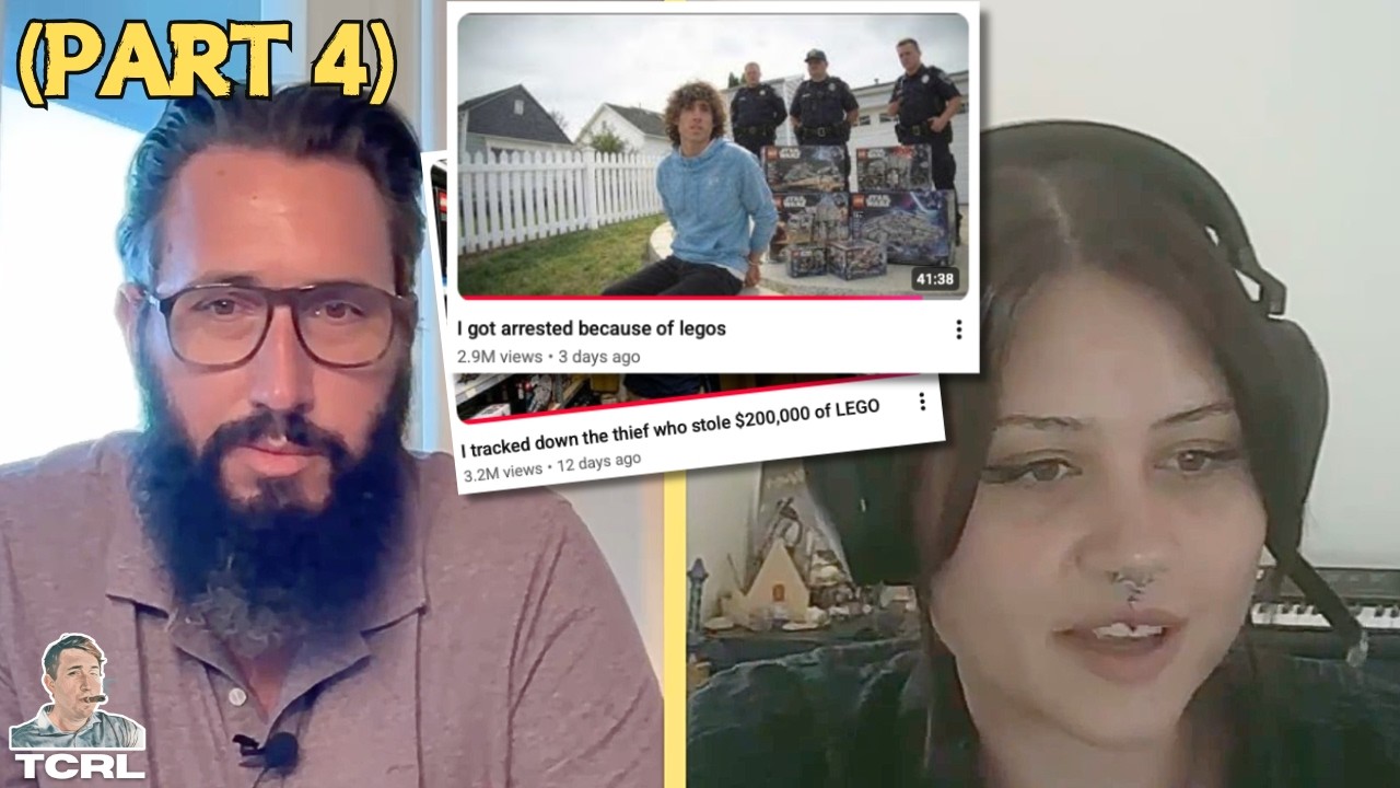 YouTube post by @thecivilrightslawyer for Incogni. Caption reads: I Help YouTubers Arrested Over Lego Videos (PART....