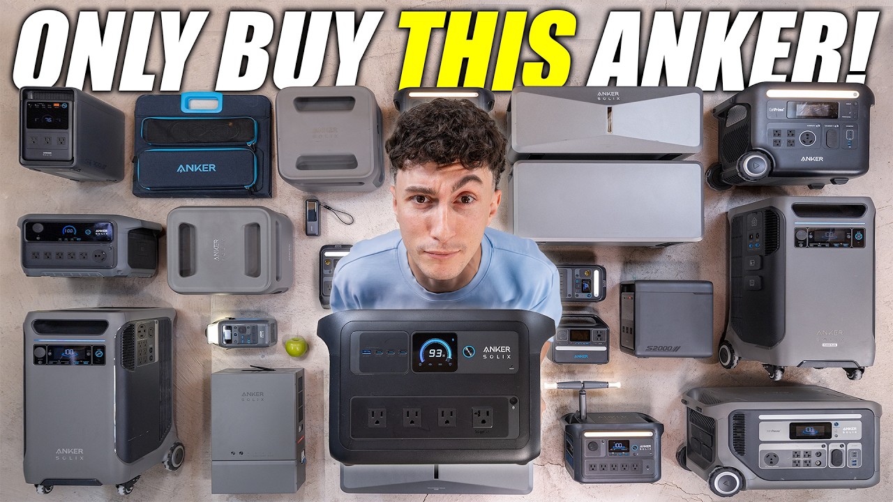 YouTube post by @TheSolarLab for BLUETTI. Caption reads: [...] With Code THESOLARLAB5): ➡ BLUETTI (5% Off....