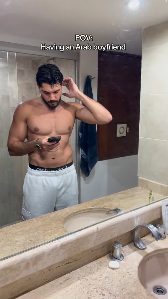 Instagram post by @adam_ali_hh for Public Data Check. Caption reads: The guys trip with @publicdatacheck #arab #men....