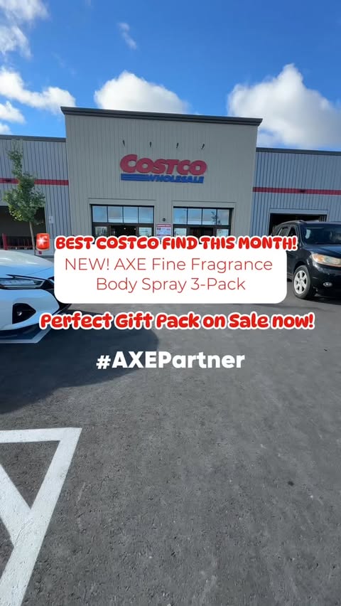 Instagram post by @costcofindscanada for AXE. Caption reads: #AXEPartner 🚨 BEST COSTCO FINDS THIS MONTH [...].