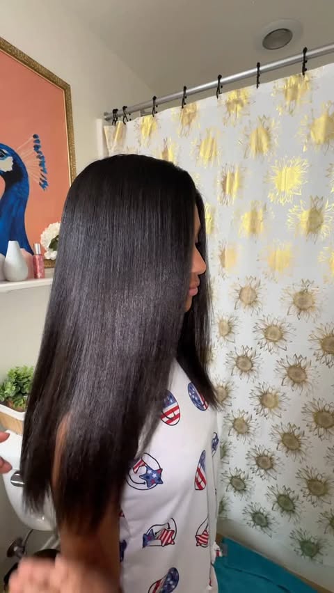 Instagram post by @brandirell for TYMO Beauty. Caption reads: Here’s the process and results from using the....