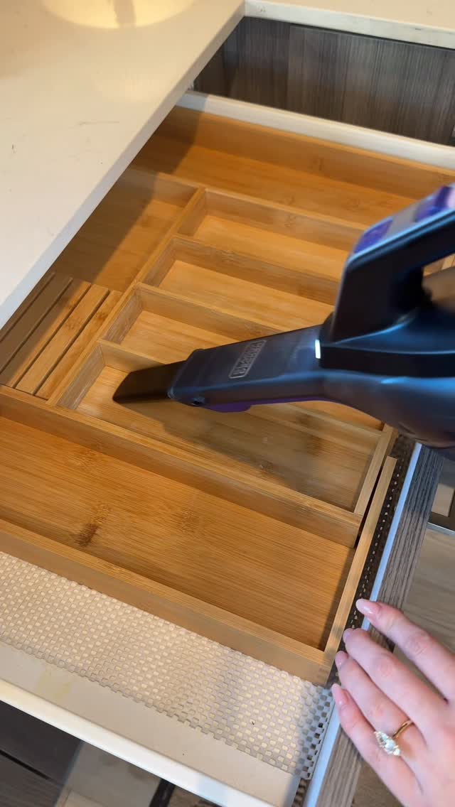 Instagram post by @emmareneevaughn for BLACK+DECKER. Caption reads: fall cleaning is here! Just like spring cleaning I....