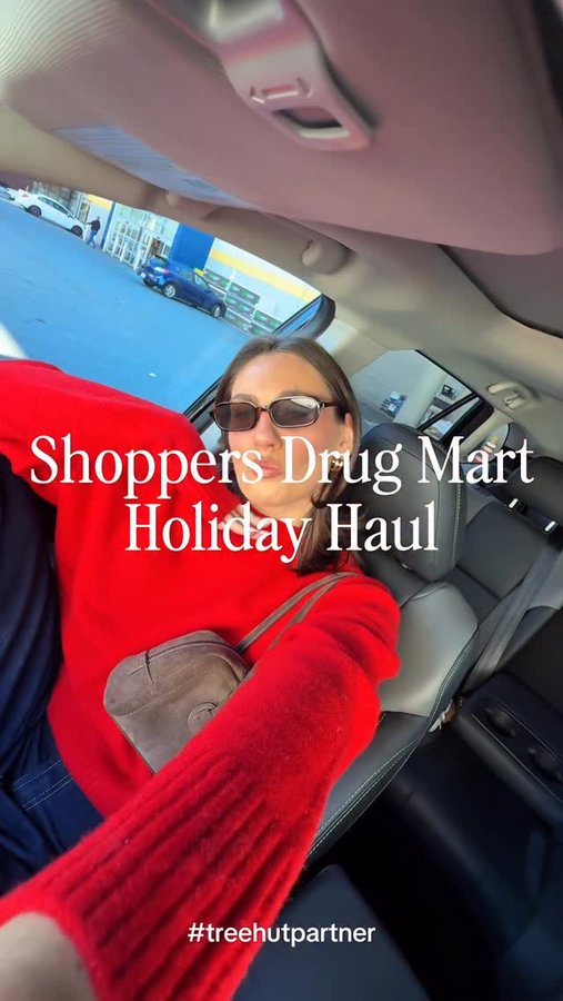 Instagram post by @paigeesmithers for Treehut. Caption reads: Feeling the holiday spirit with the Merry Mint....