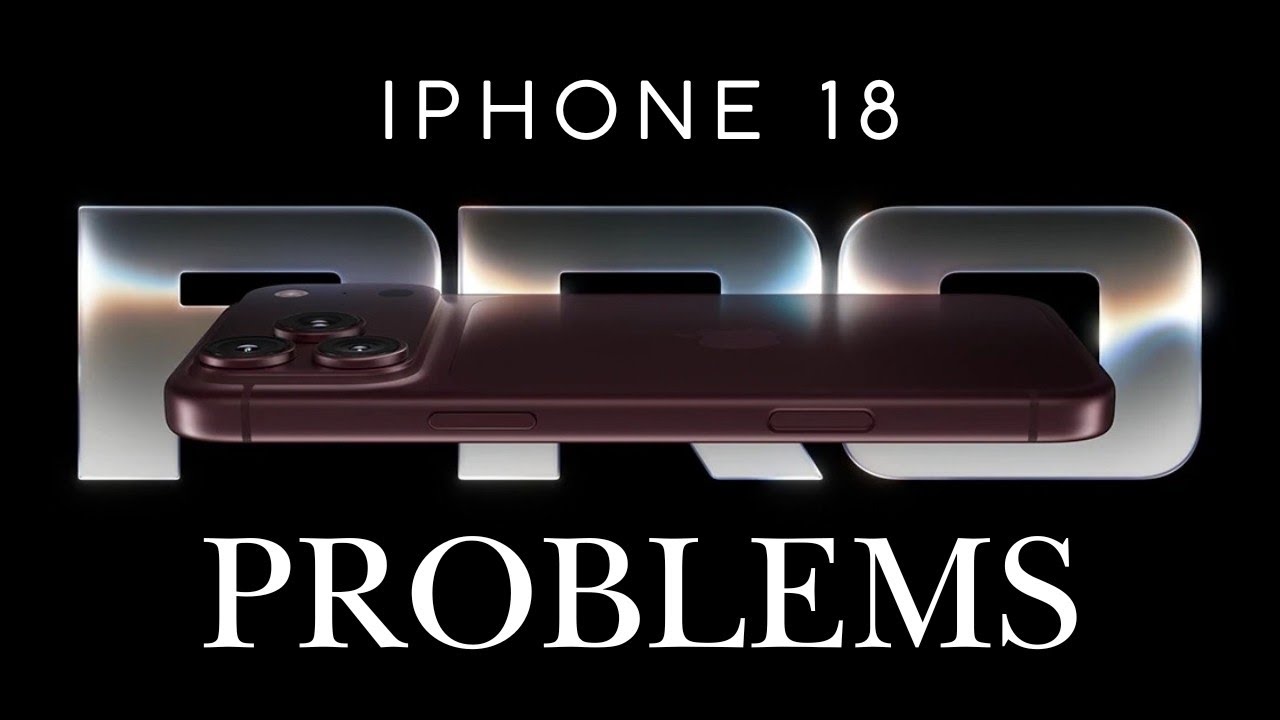 YouTube post by @eSIMstudios for ExpressVPN. Caption reads: iPhone 18 Pro & Pro Max Touch Screen & Face ID Not....