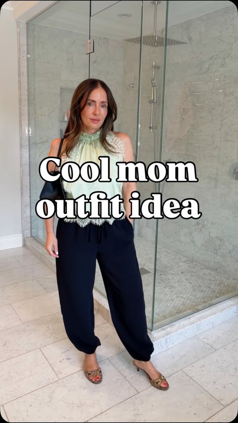 Instagram post by @lina.saoumaa for Aritzia. Caption reads: You’re not a regular mom. You’re a cool mom 😍 Get....