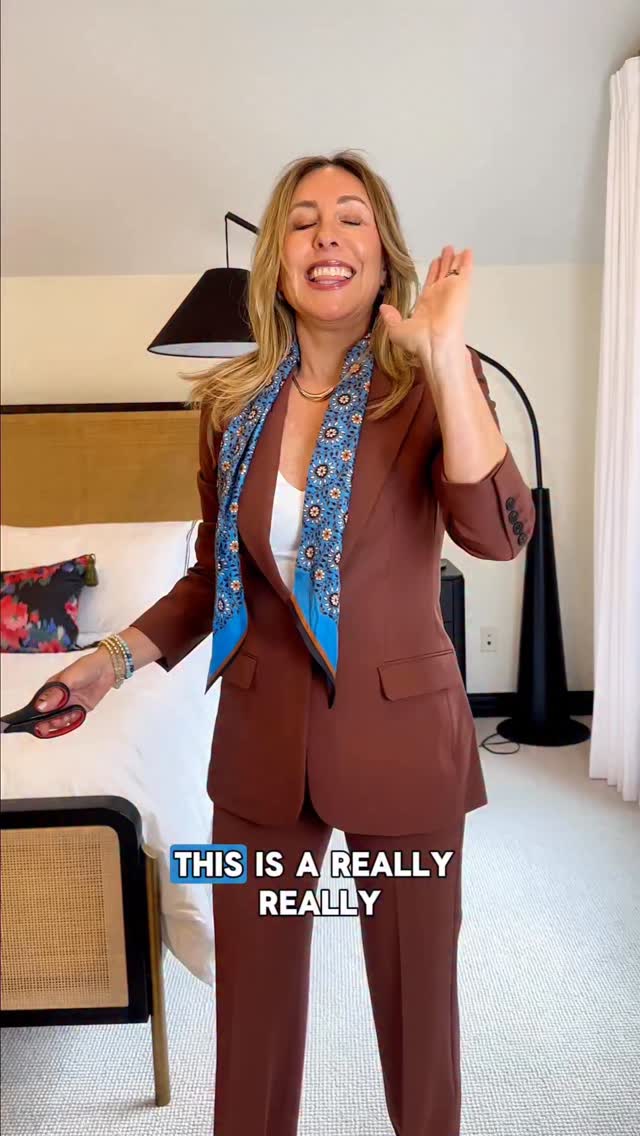 Instagram post by @thewardrobeconsultant for Express. Caption reads: STYLE PSA: Did you know there’s one simple step....