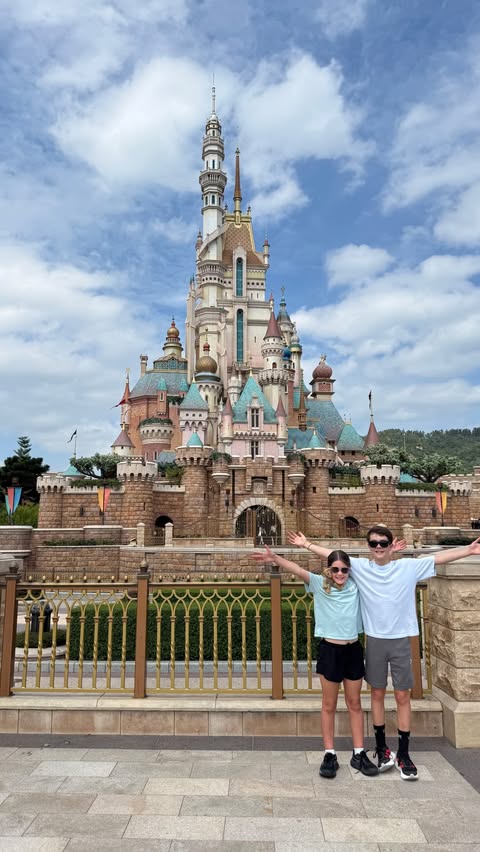 Instagram post by @adele_barbaro for Hong Kong Disneyland. Caption reads: If you’ve been to Disneyland, you know the....