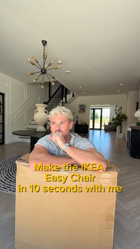 Instagram post by @adamfogartyy for IKEA. Caption reads: [...] IS MY I MADE IT MOMENT 😭😭 @ikeaie thank....