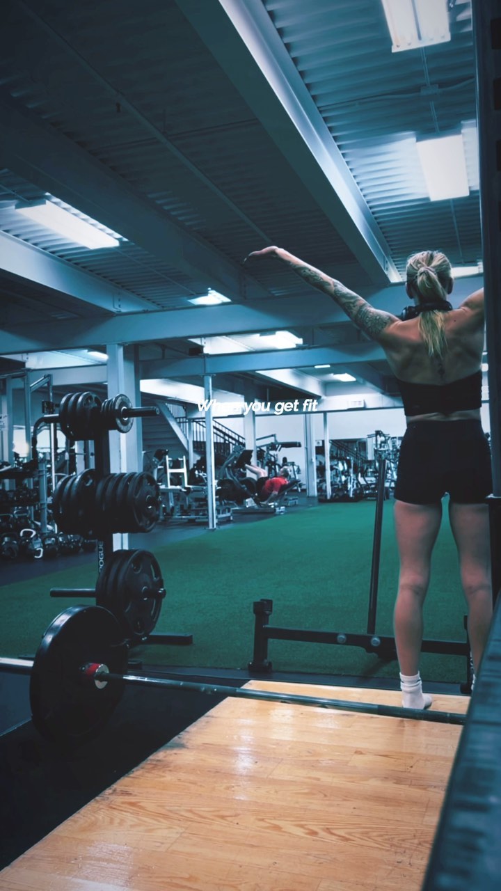 Instagram post by @katieonimus for Vital Apparel. Caption reads: ✨discipline ✨ keep going no matter the obstacles....