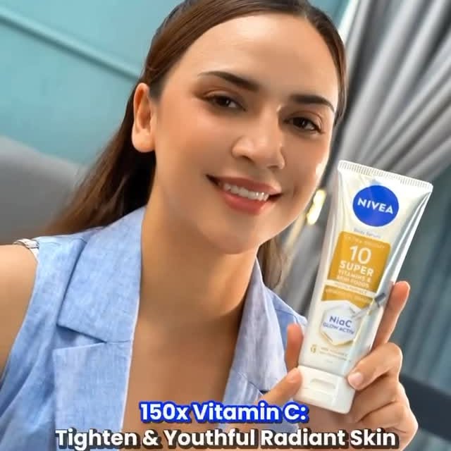 Instagram post by @dianadanielleb for Nivea. Caption reads: That moment when the mirror calls you out 🪞😱

✨....