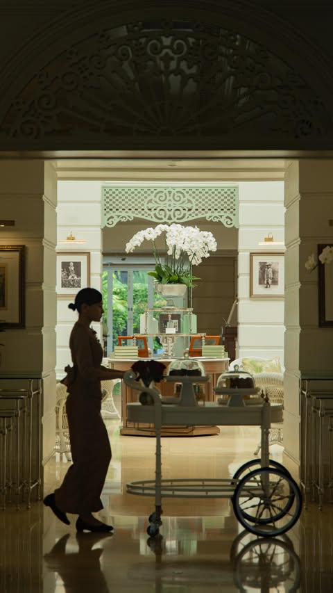 Instagram post by @hata_masanori_ for Mandarin Oriental. Caption reads: [...] in bio. #UnfoldingLegacies #ImAFan....
