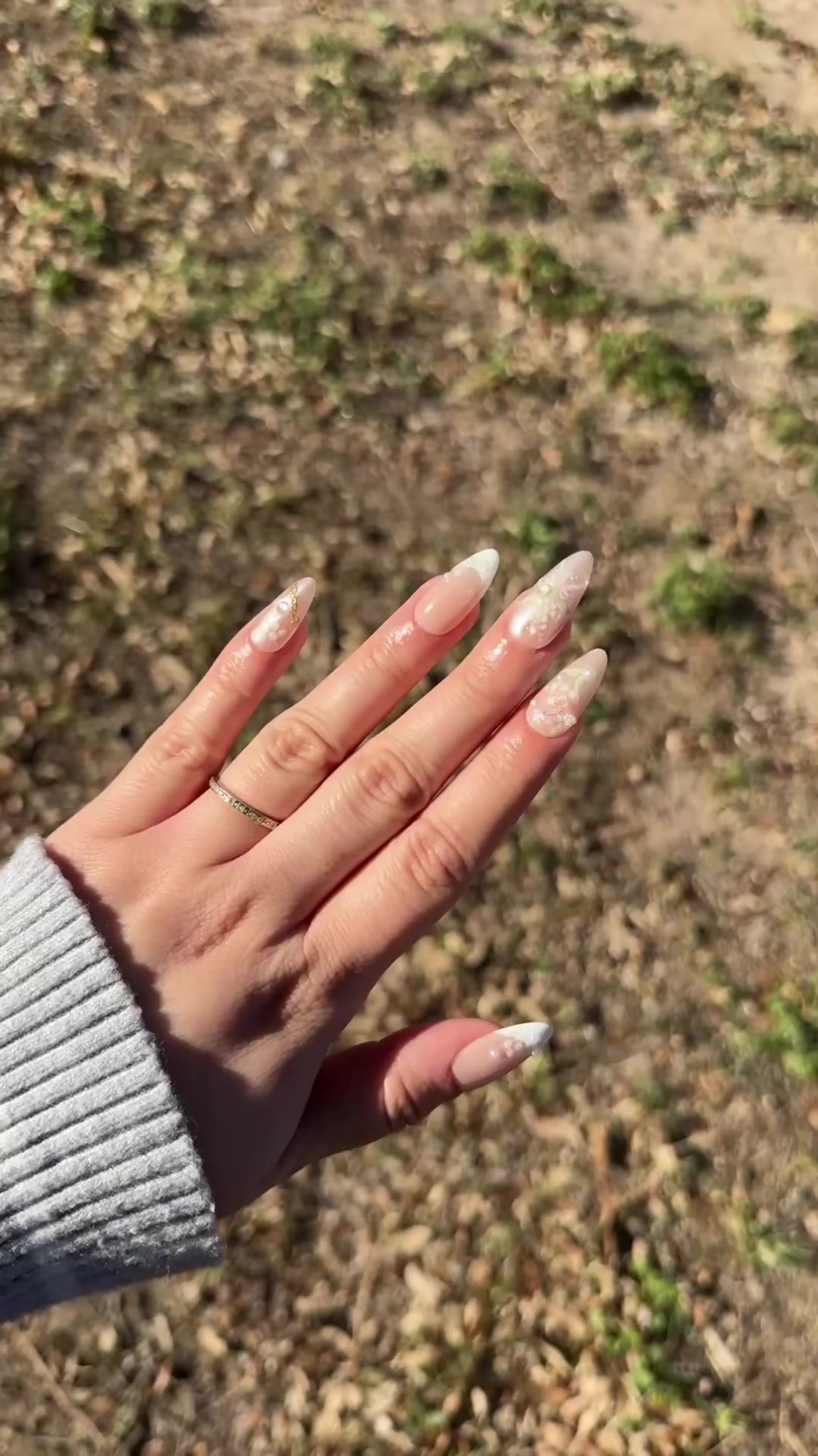 TikTok post by @mama_gladyys for Ersa Nails. Caption reads: Such a beautiful set ✨ @Ersa Nails....