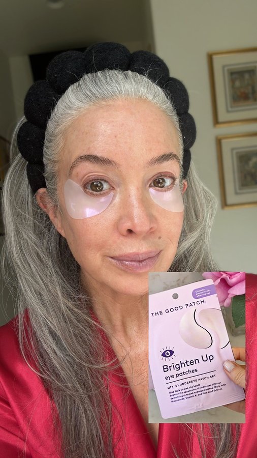 Instagram post by @silverliberation for The Good Patch. Caption reads: ☀️Mornings can be tough, but your under eyes don’t....