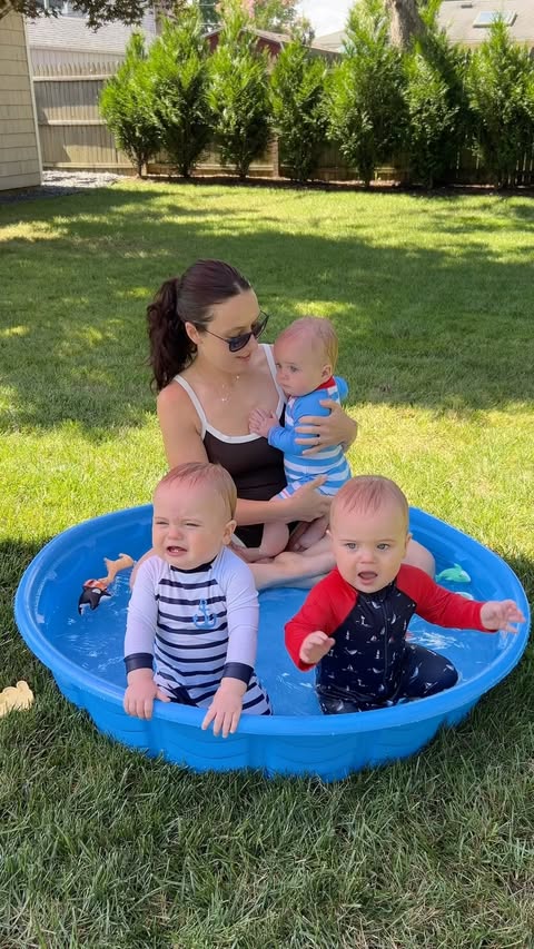 Instagram post by @the.joyce.triplets for Daily Harvest. Caption reads: Drinking my @dailyharvest protein smoothie and....