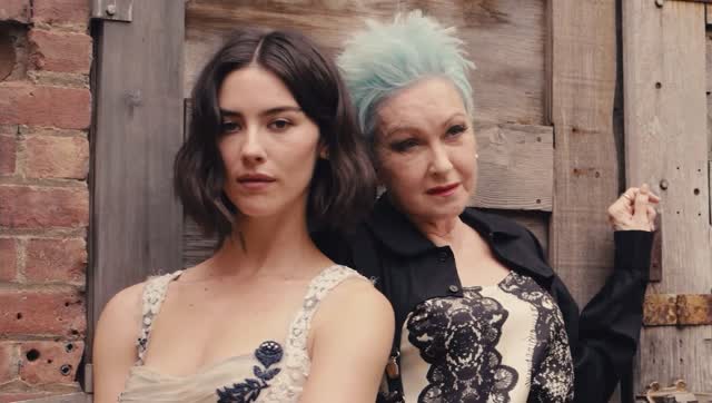 Instagram post by @gracieabramsnation for Rolling Stone. Caption reads: Gracie and Cyndi Lauper’s episode of....