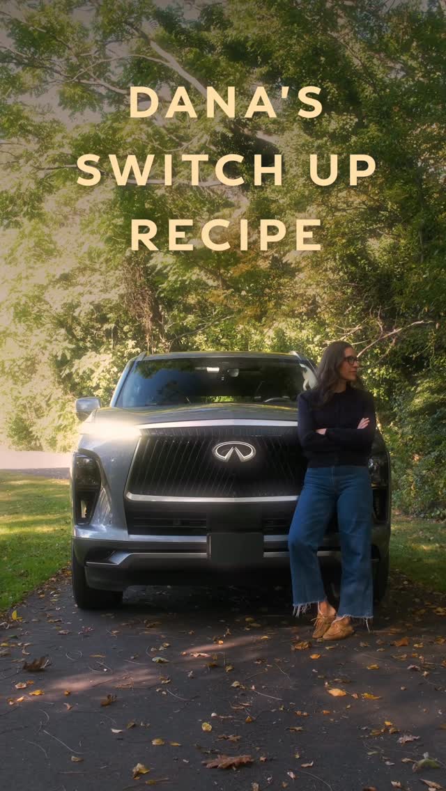 Instagram post by @itsdanapollack for INFINITI USA. Caption reads: You know I can’t resist putting my personal twists....