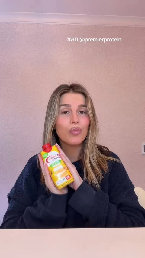 Instagram post by @lo.mur for Premier Protein. Caption reads: [...] goals between diaper changes. The....