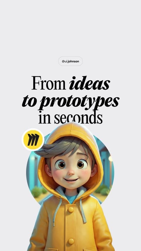 Instagram post by @ui.johnson for Miro. Caption reads: [...] but don’t know how to implement it?....