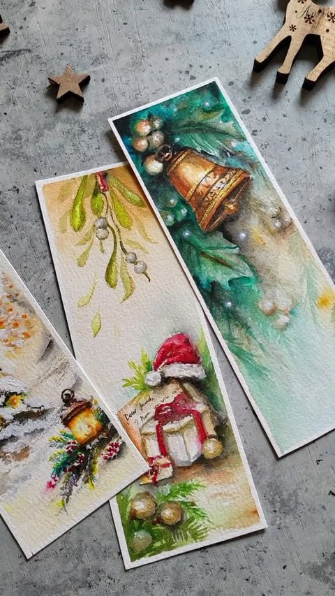 Instagram post by @black_aneri for MEEDEN ART. Caption reads: I just finished a cozy little watercolor session....