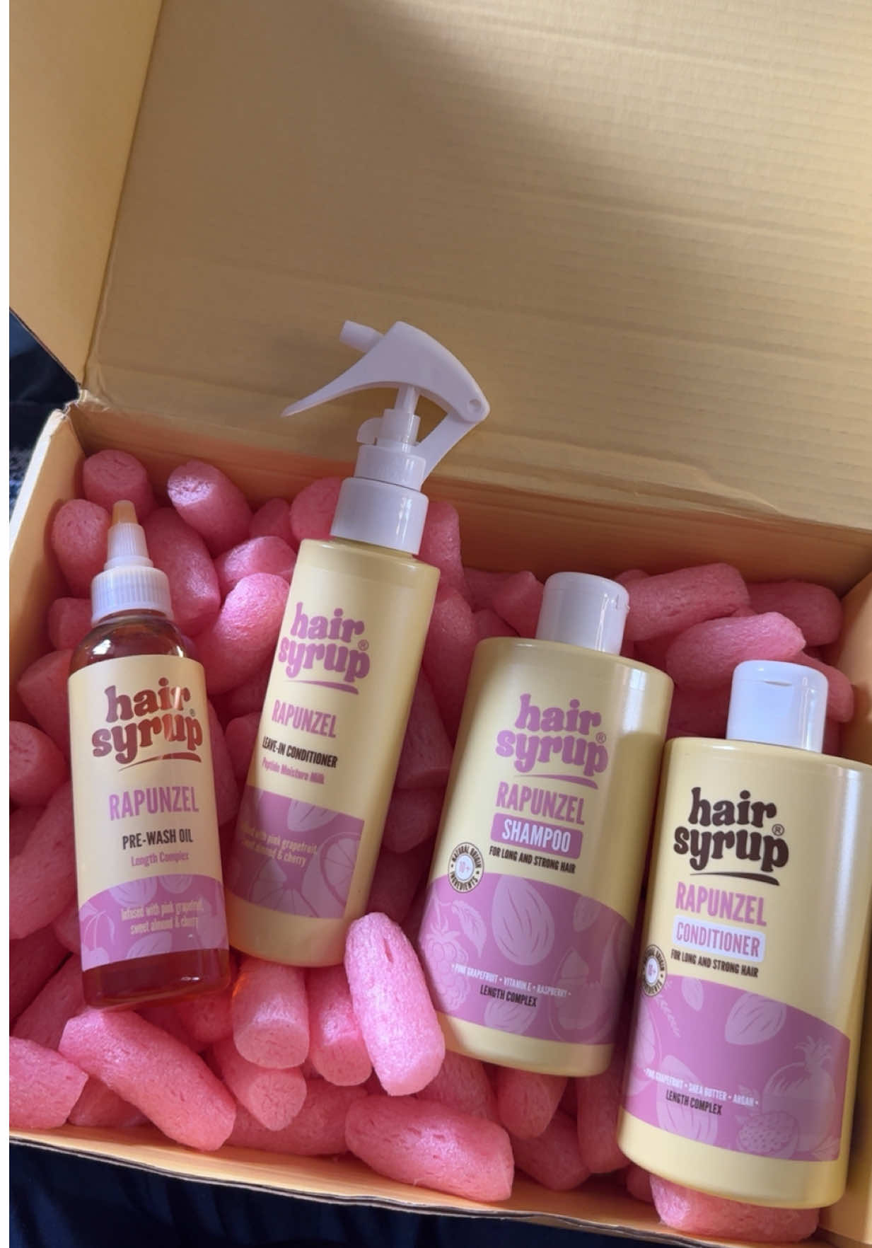 TikTok post by @taliyanash044 for Hair Syrup. Caption reads: [...] waiting for this one ❤️‍🔥 the best....