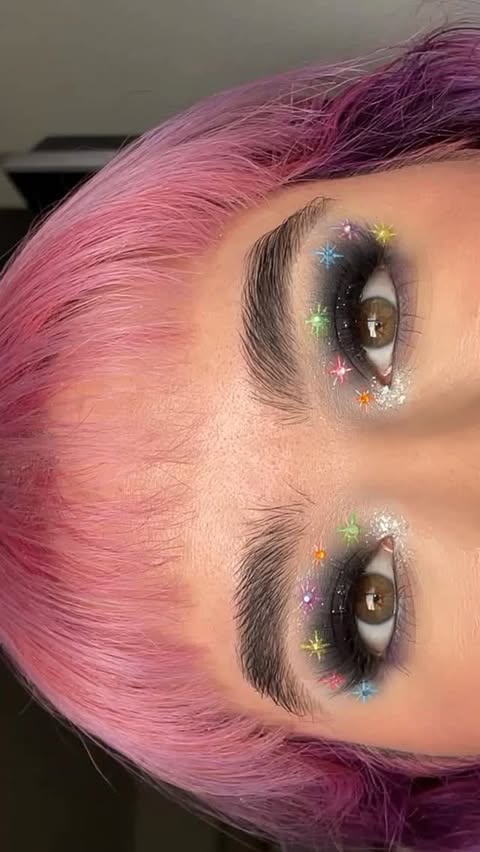 Instagram post by @ashleymelisamua for KimChi Chic Beauty. Caption reads: Flashing Lights 🌟 look in motion 💃🏽 this look....