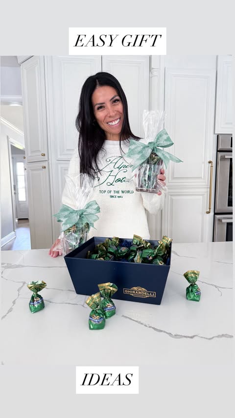 Instagram post by @carla.bushey for Ghirardelli. Caption reads: [...] it’s safe to say I’m obsessed! The....