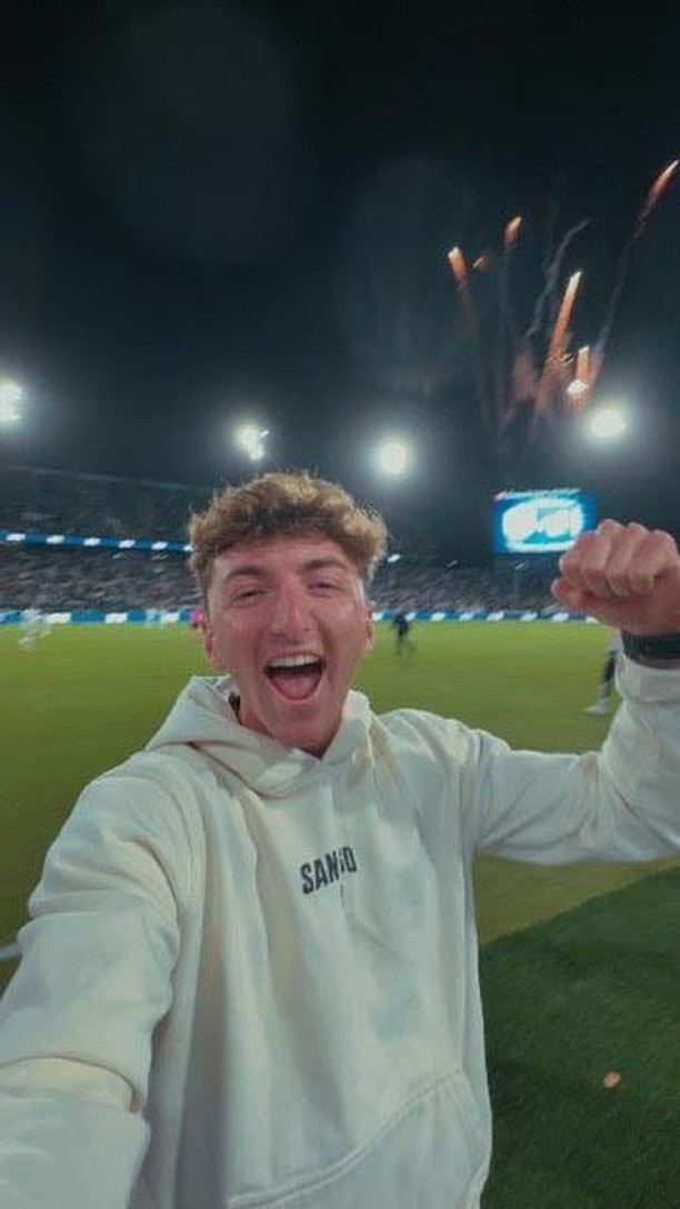 Instagram post by @brandon.elsd for DIRECTV. Caption reads: WHAT AN EXPERIENCE! @DIRECTV @MLS and @sandiegofc....