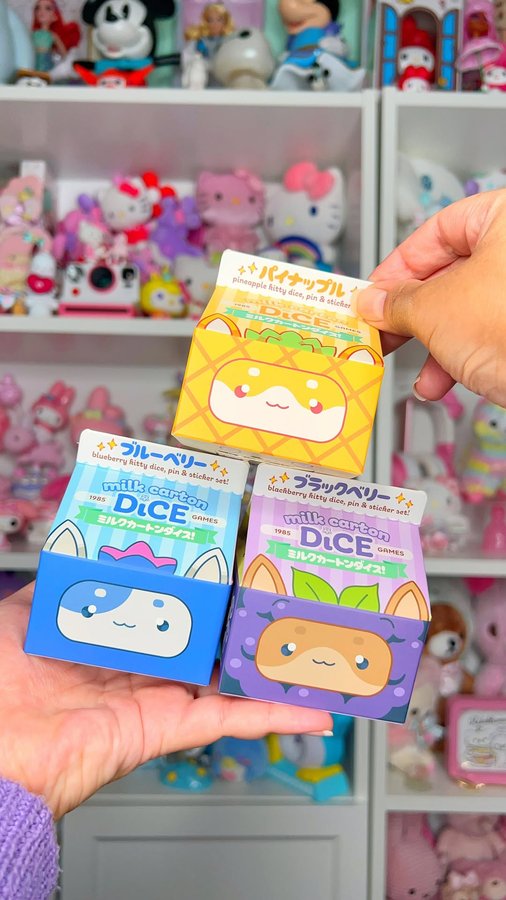 Instagram post by @messypink for 1985 Games. Caption reads: #AD I adore the packaging of @1985games new Fruit....