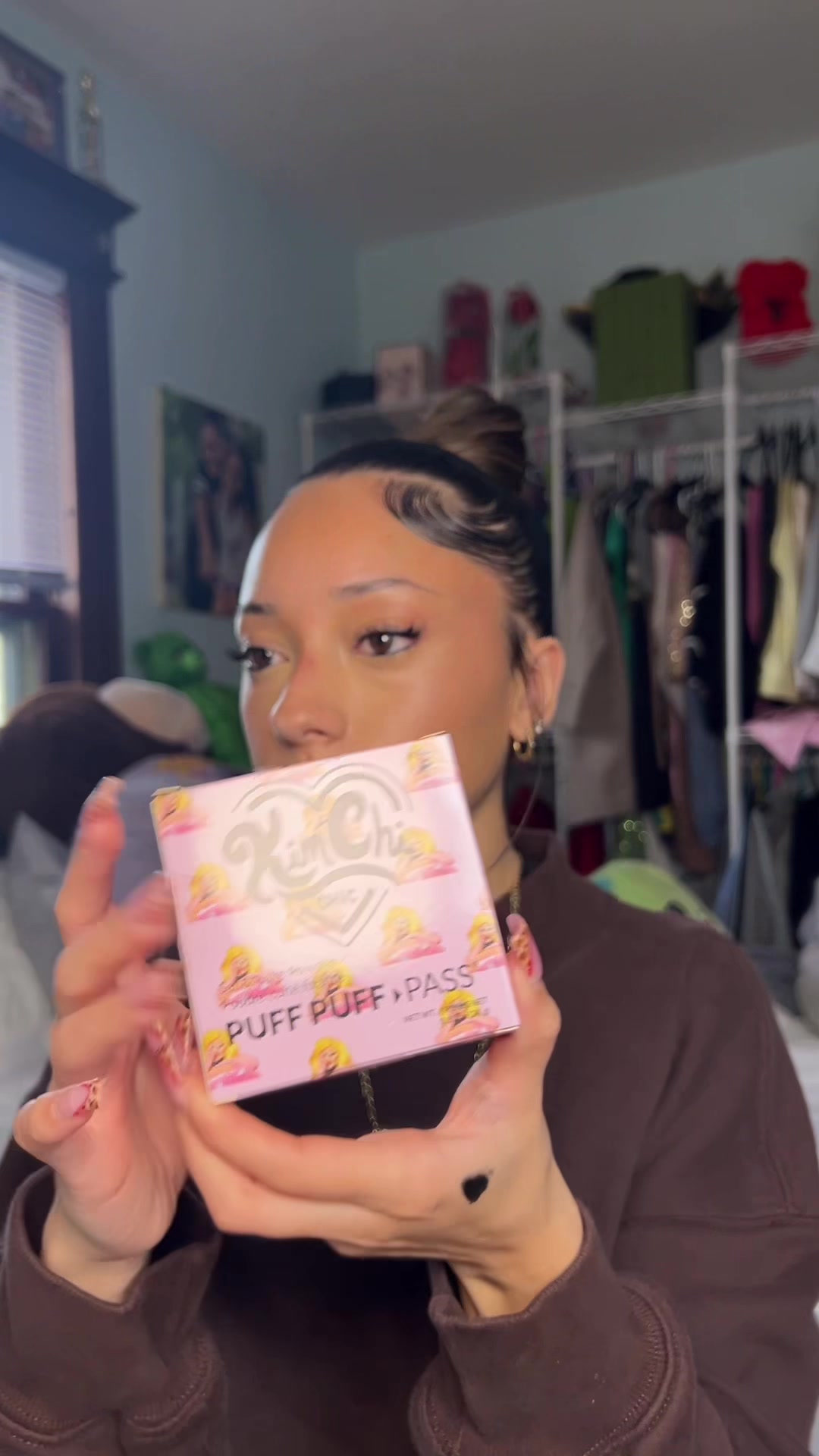 TikTok post by @ryna.nyc1 for KimChi Chic Beauty. Caption reads: Love these products !  @KimChi Chic Beauty #makeup....