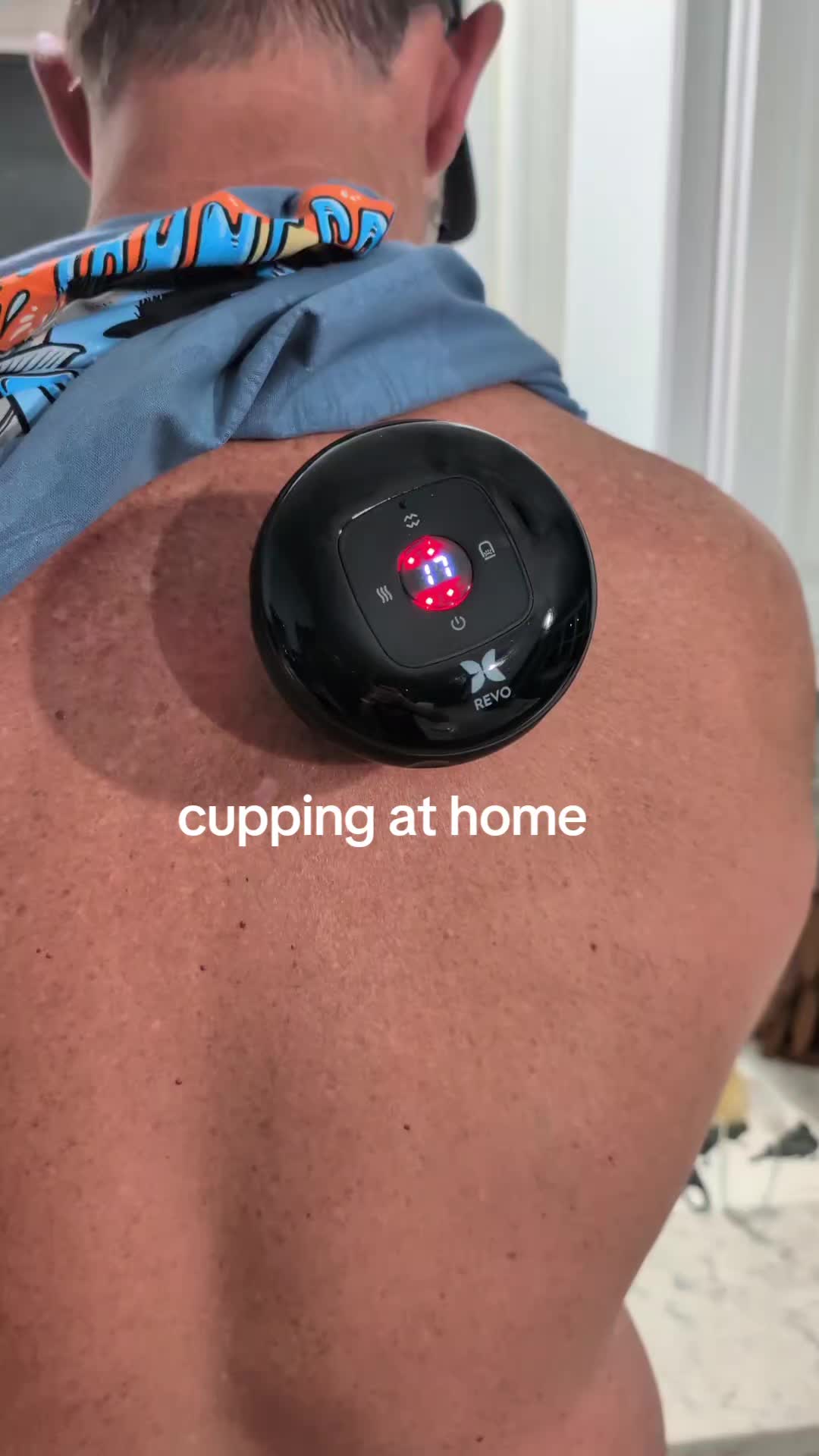 TikTok post by @drvictory99 for Revomadic. Caption reads: [...] and work on muscle soreness at home....