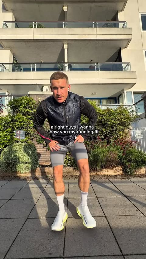 Instagram post by @jwarnockk for On. Caption reads: [...] any pressure of races. ad Wearing the @on....