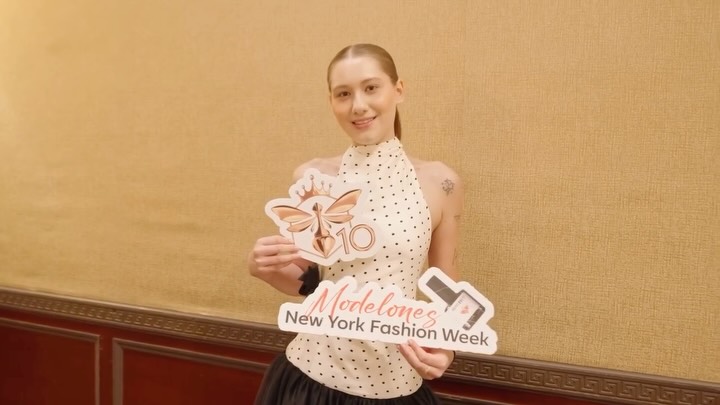 Instagram post by @lalassalonspa for Modelones. Caption reads: ✨ Modelones × NYFW: 10 Years of Creativity ✨

This....