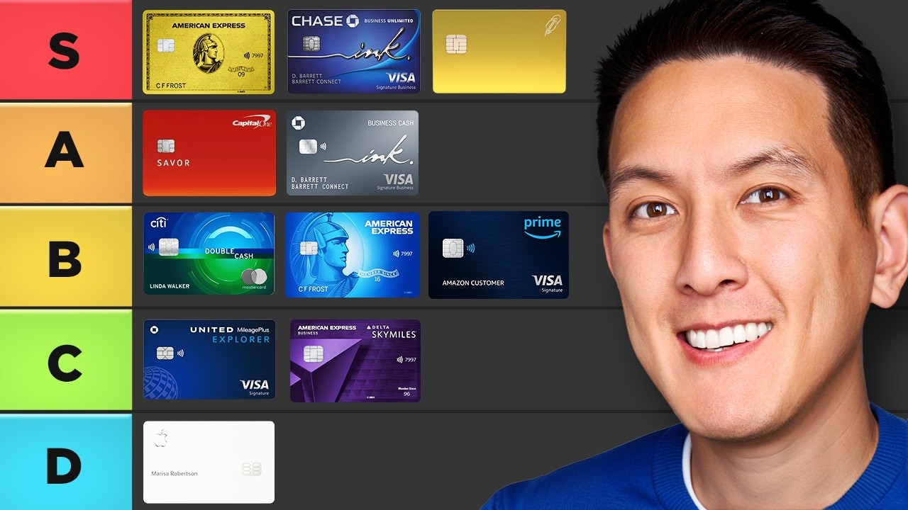 YouTube post by @humphrey for Wells Fargo. Caption reads: Ranking Every Credit Card in 2025 - Here’s What’s....