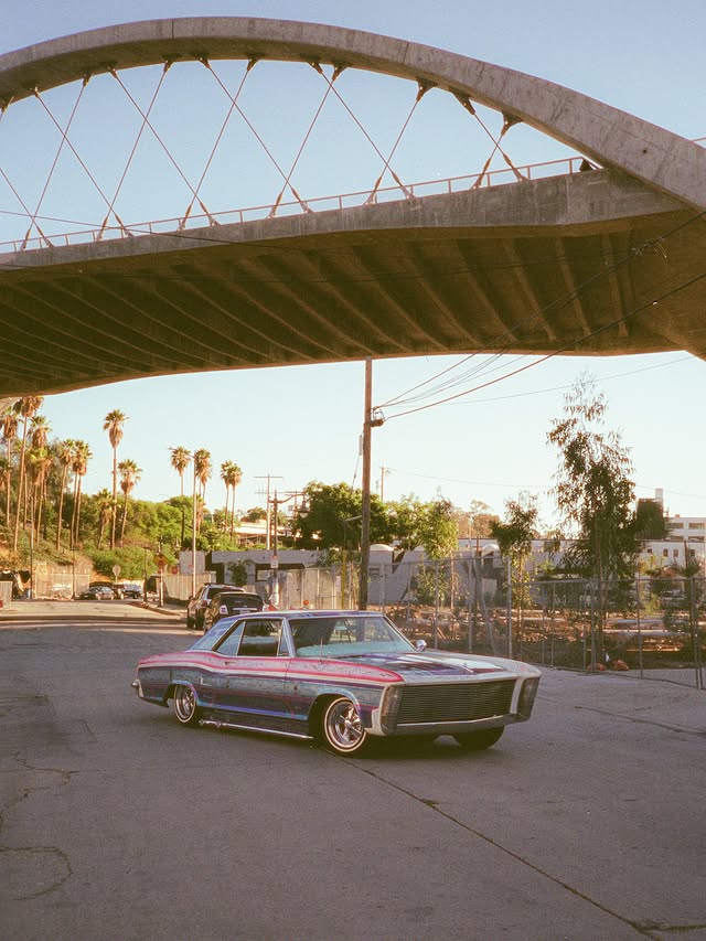 Instagram post by @iconix_c.c for Kodak. Caption reads: "Lowrider"

"🎞️KodakColorPlus"

"📍LosAngeles,CA"....