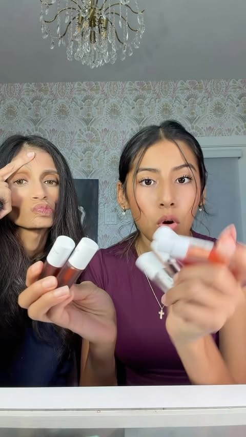 Instagram post by @kriss.esme for nooni. Caption reads: [...] lip oil obsession has landed 🍎✨ Meet....