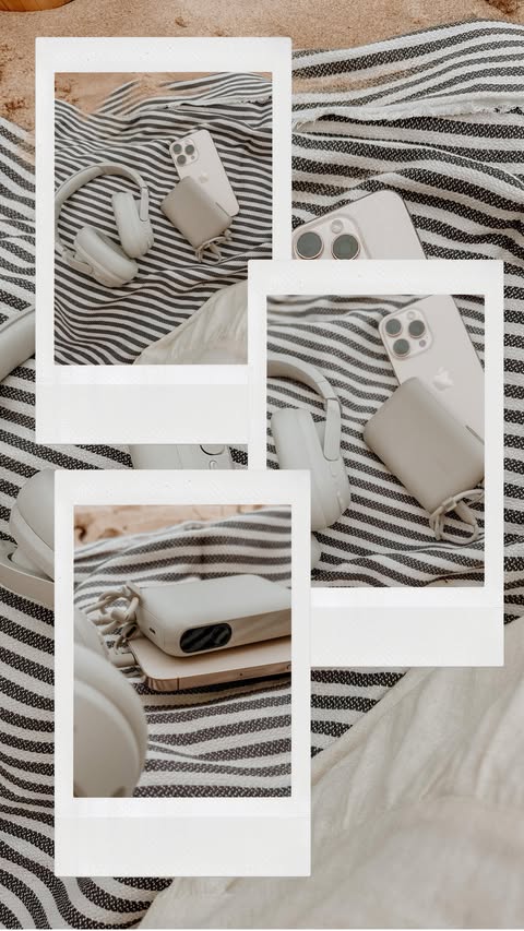 Instagram post by @hippppieatheart for Belkin. Caption reads: [...] normally a dead phone by midday 😅 The....