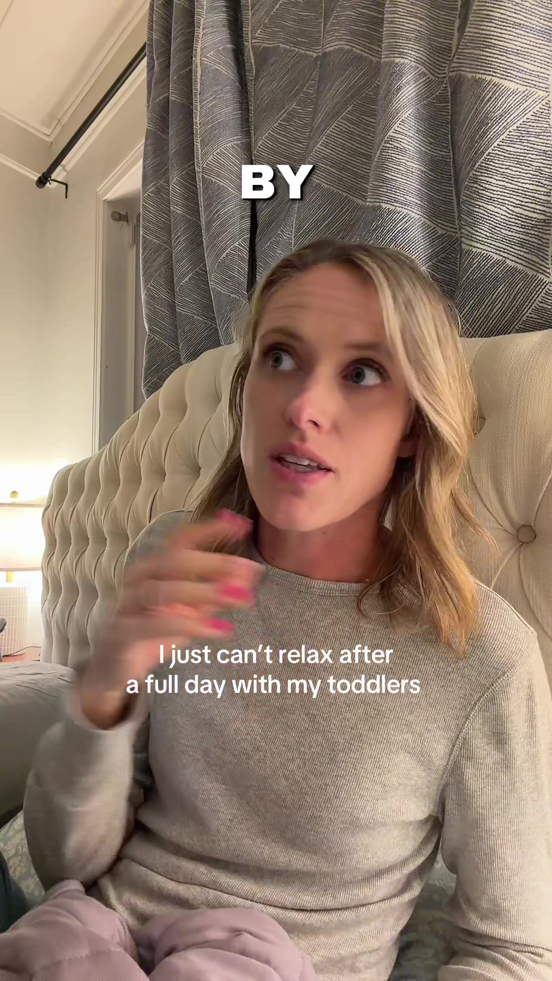 TikTok post by @morgan_alyssa_ for nodpod. Caption reads: @Nodpod weighted blanket recommendations, nodpod....