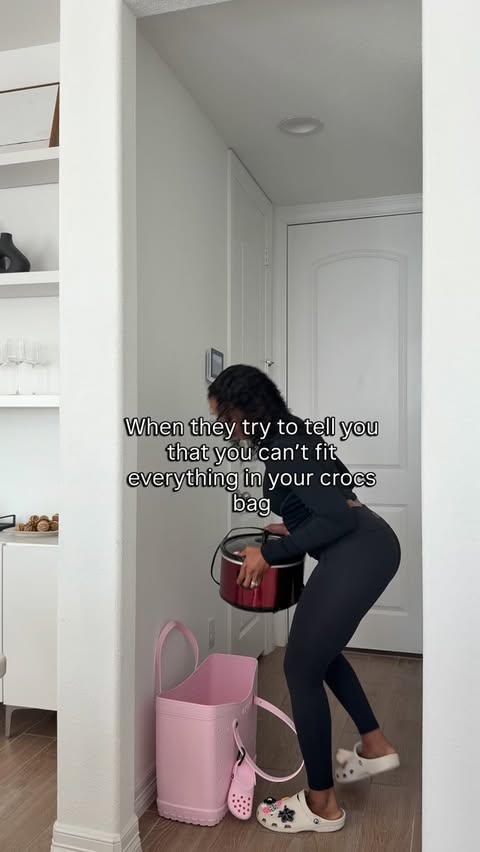 Instagram post by @tylercheri for Crocs. Caption reads: It’s only right that I start the year with @crocs....