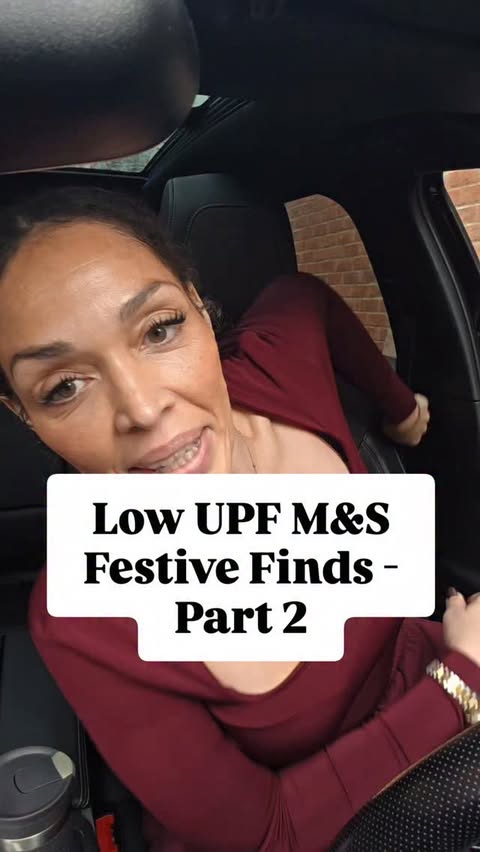Instagram post by @katrina.sabourin for Marks and Spencer. Caption reads: 🎄 M&S FESTIVE FINDS – PART 2 

Not all festive....