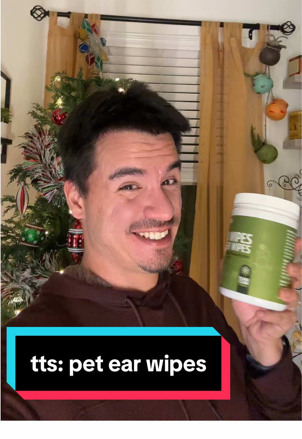 TikTok post by @fizzyrican for PetMD Store. Caption reads: [...] here at our humble abode.  And these....