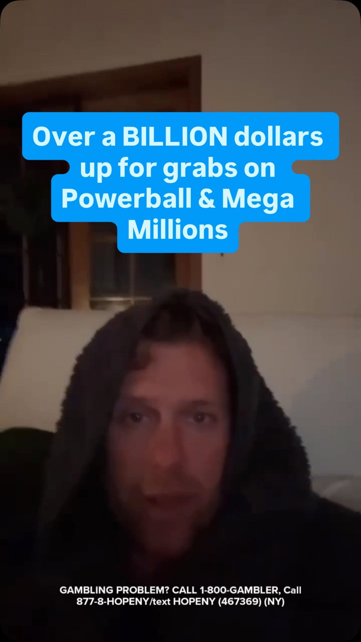 Instagram post by @kfcbarstool for Jackpocket. Caption reads: Mega Millions is closing in on $1 BILLION! New....