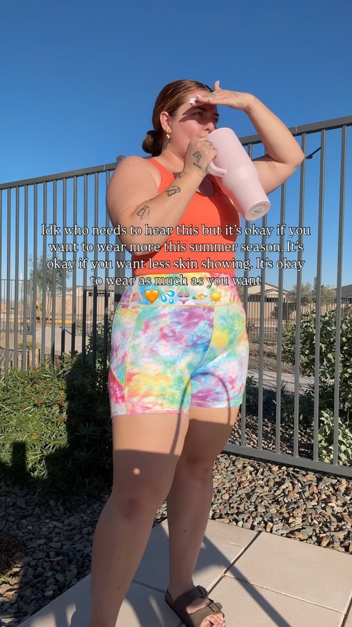 Instagram post by @life_with_rachel_ for Senita Athletics. Caption reads: And it won’t make you any less sexy or beautiful....